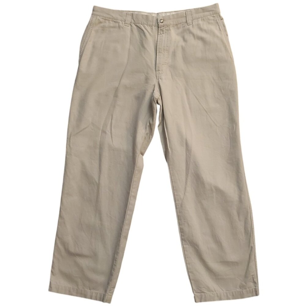 Columbia Beige 38x30 (Meas 37x30 13" Rise) Hidden Zipper Pocket Pants A6